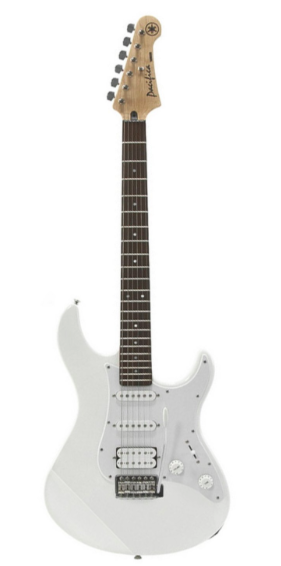 Yamaha PAC012 Double Cutaway Electric Guitar - White - iPickGuitar